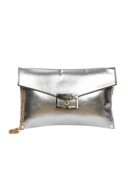 silver leatherette sling bag - 11933752 - Very Small Image - 1