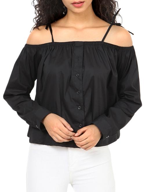 black cotton top - 11934225 - Very Small Image - 1