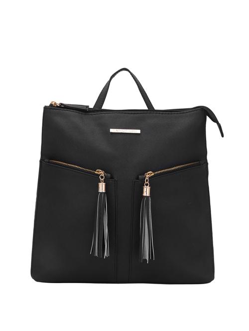 black leatherette backpack - 11938192 - Very Small Image - 1