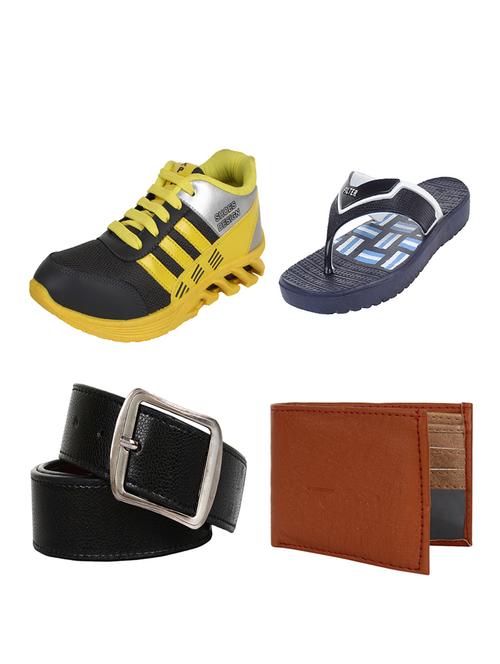 combo sports shoe with slipper belt & wallet - 11938516 - Very Small Image - 1