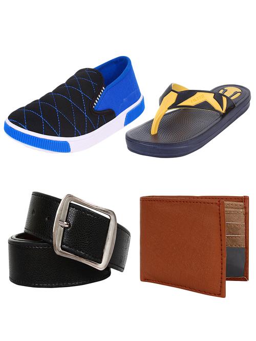 combo casual shoe with slipper belt & wallet - 11938519 - Very Small Image - 1