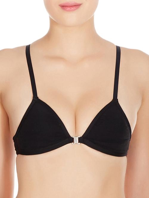 mesh panel racer back front open bra - 11939189 - Very Small Image - 1