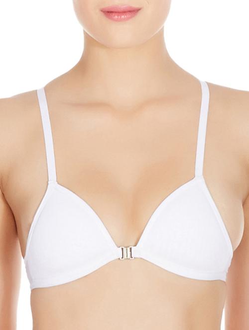 mesh panel racer back front open bra - 11939191 - Very Small Image - 1