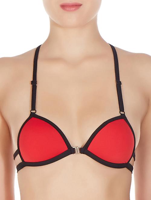contrast detail front open bra - 11939280 - Very Small Image - 1
