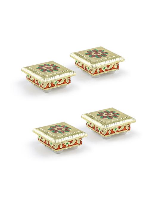 carnival set of 4 small mandir use chocki - 11940327 - Very Small Image - 1