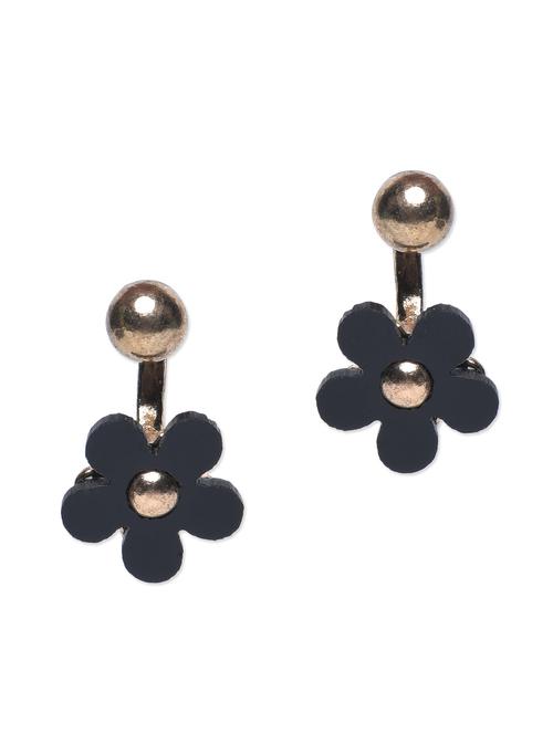 black plastic metallic ear cuff - 1194037 - Very Small Image - 1