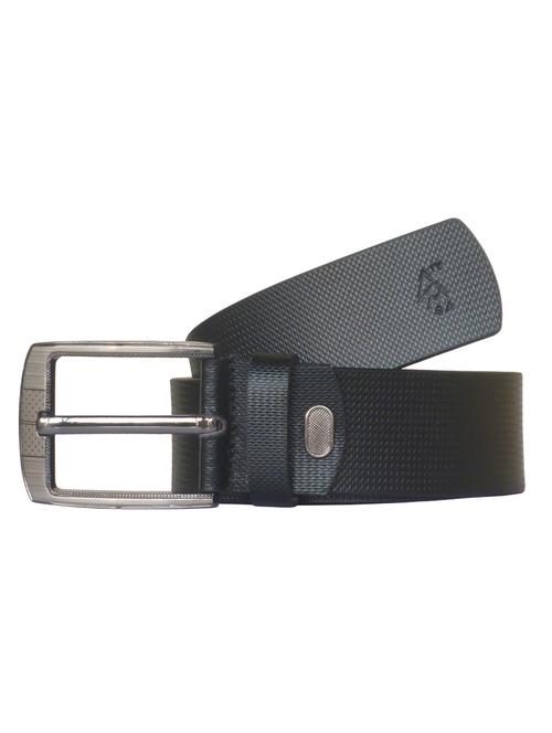 black color, leather belt - 11940550 - Very Small Image - 1
