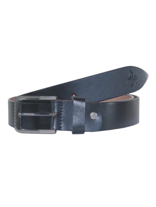 black color, leather belt - 11940648 - Very Small Image - 1