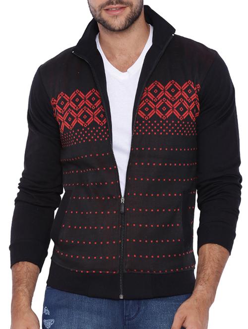 black printed cotton sweatshirt - 11940787 - Very Small Image - 1