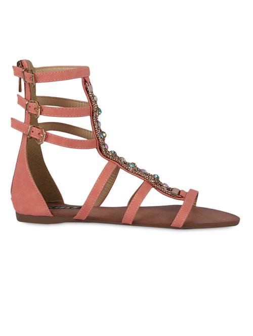 pink leatherette flats - 1194179 - Very Small Image - 1