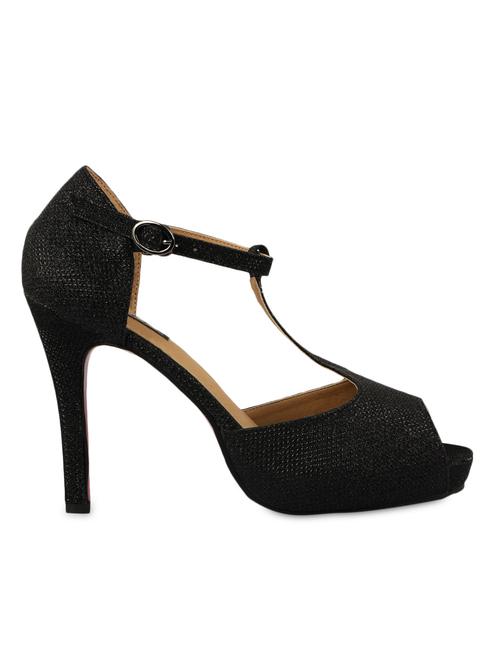 black leatherette stilettos - 1194205 - Very Small Image - 1