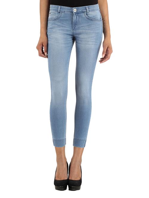 Xpose Light Blue Mid Rise Jeans - 11948014 - Very Small Image - 1
