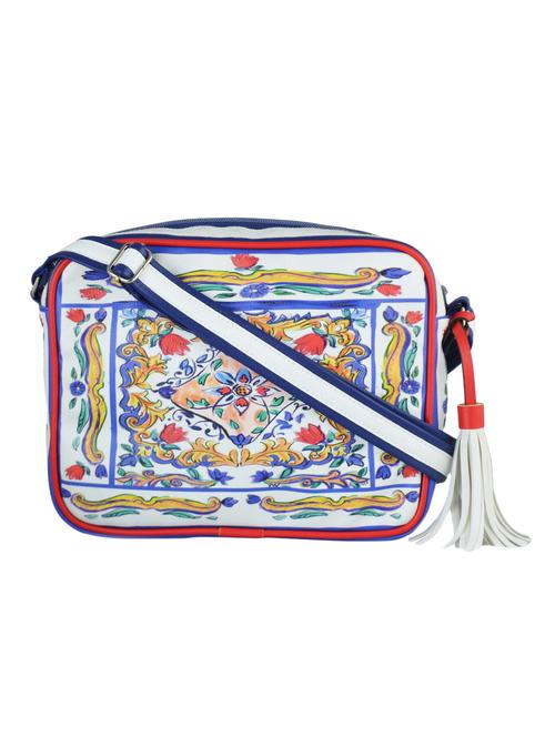 multi colored leatherette sling bag - 11949637 - Very Small Image - 1
