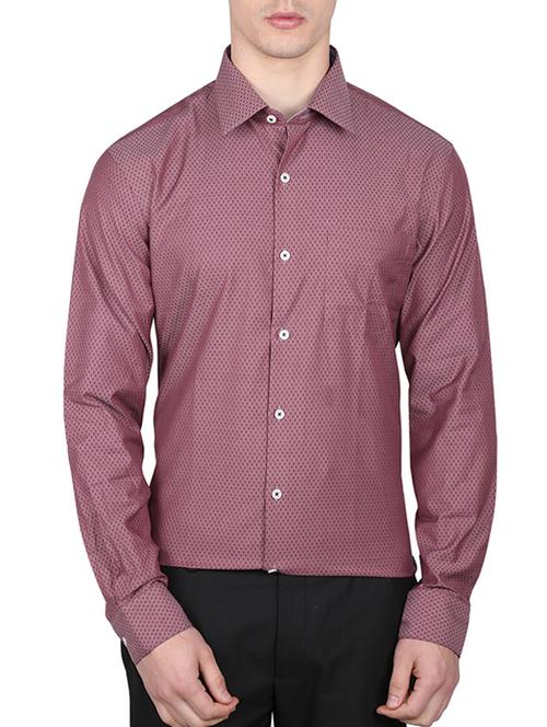 brown cotton casual shirt - 11951280 - Very Small Image - 1