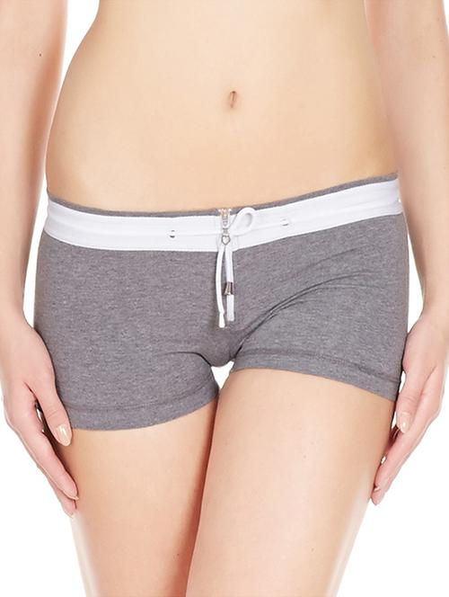 grey cotton short - 11951928 - Very Small Image - 1