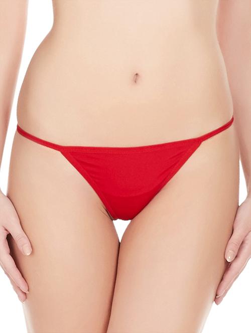 low rise solid thong panty - 11951954 - Very Small Image - 1