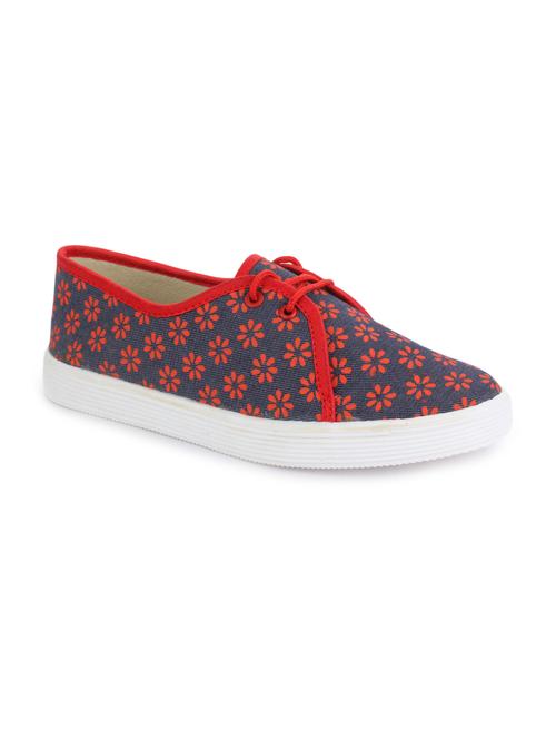 red lace-up casual shoe - 11954584 - Very Small Image - 1