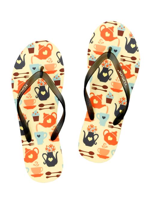 yellow rubber flip flop - 11954655 - Very Small Image - 1
