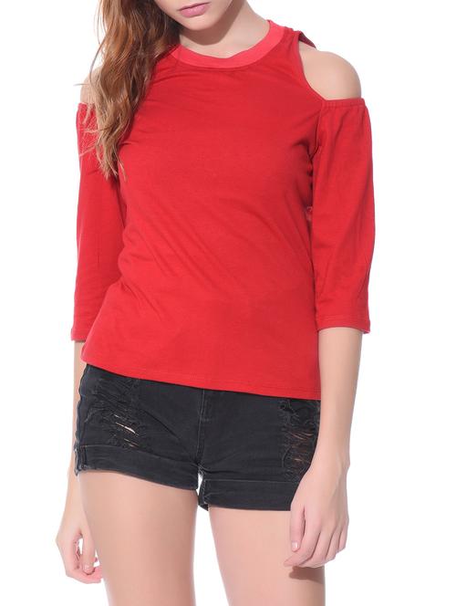 cold shoulder top - 11960609 - Very Small Image - 1