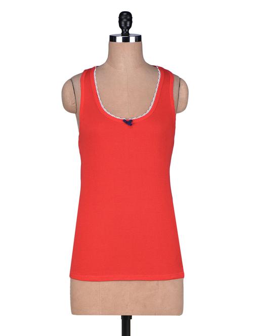 lace detail solid camisole - 1196623 - Very Small Image - 1