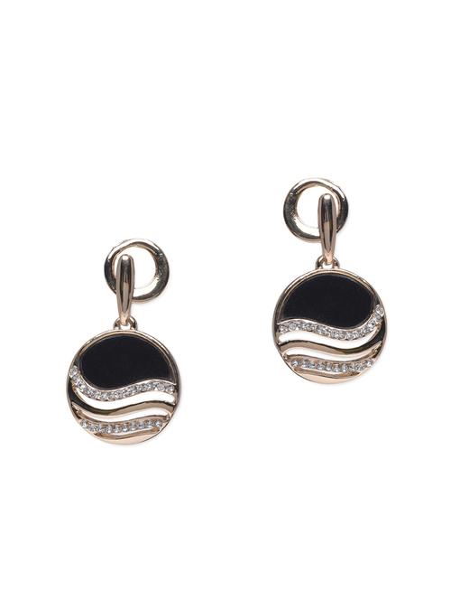 black embellished metallic earrings - 1197223 - Very Small Image - 1