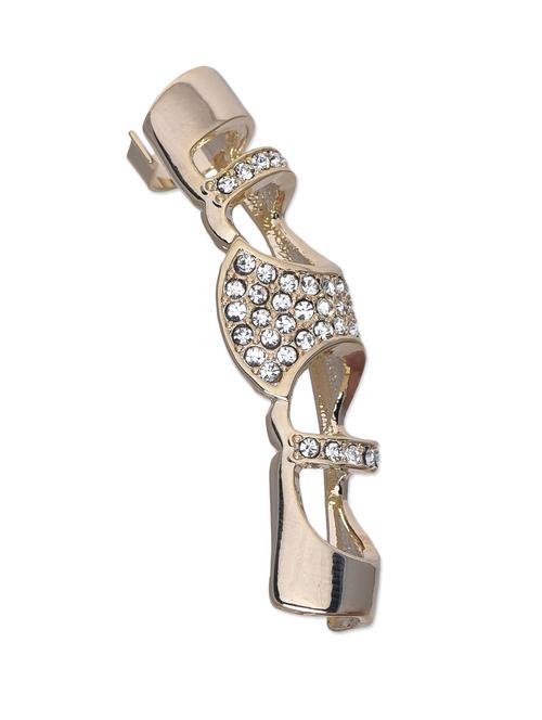 gold stones metallic ear cuff - 1197650 - Very Small Image - 1