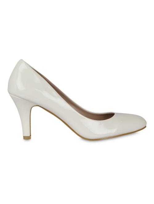 white leatherette pumps - 1202516 - Very Small Image - 1