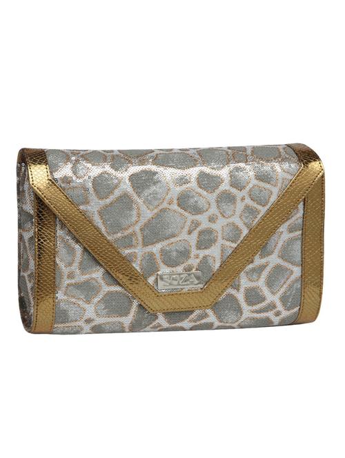 sequined silver textured clutch - 1205999 - Very Small Image - 1