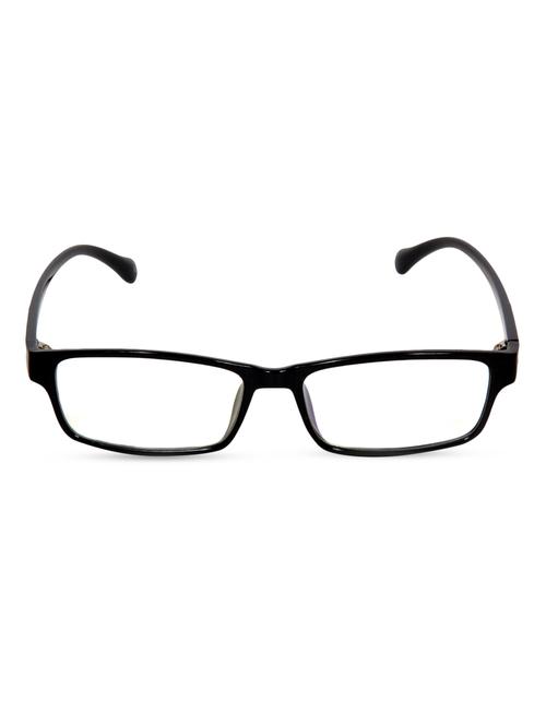 black rectangular frame transparent lens sunglasses - 1206039 - Very Small Image - 1