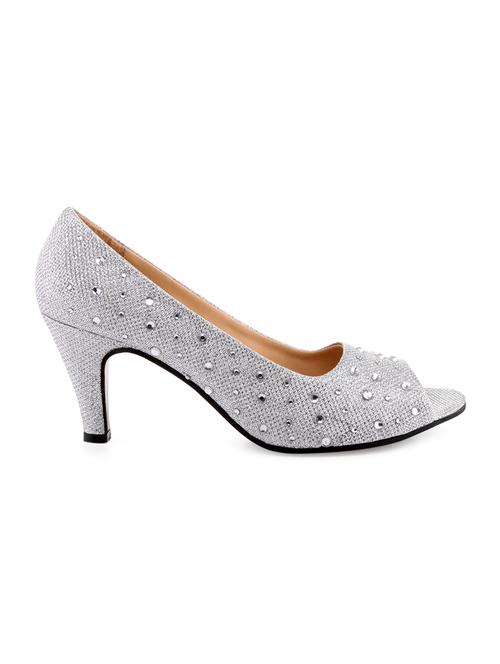 silver leatherette sandals - 1206874 - Very Small Image - 1