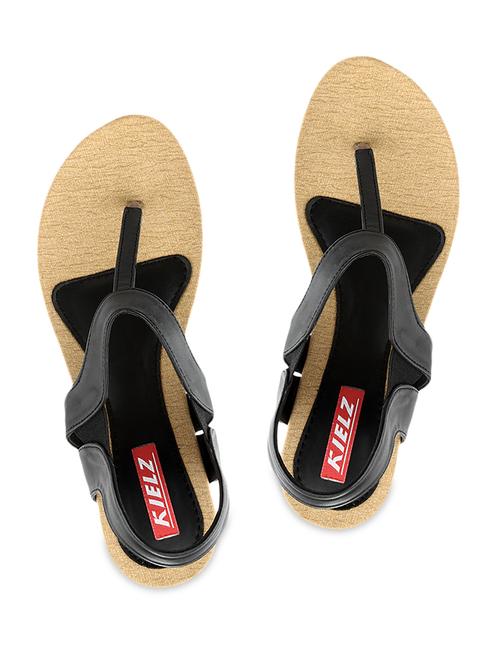 black leatherette wedges - 1206931 - Very Small Image - 1