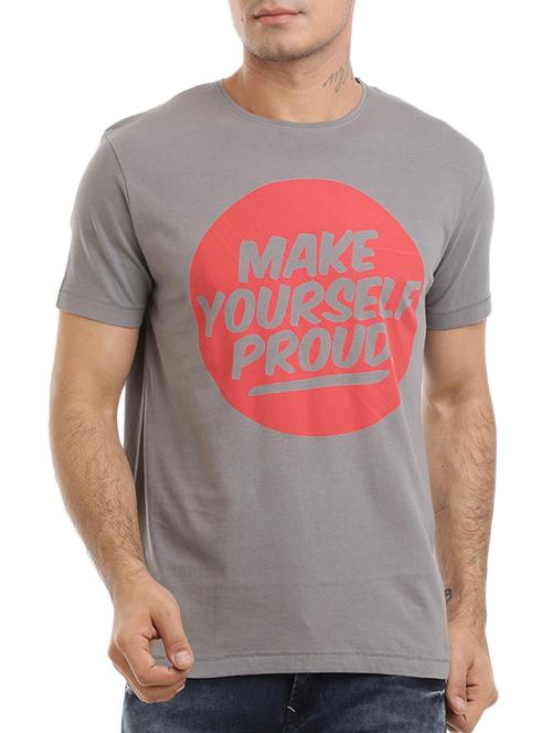 grey cotton tshirt - 12081633 - Very Small Image - 1