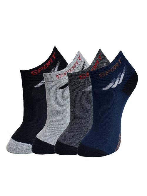 multi colored cotton socks, set of 4 - 12082921 - Very Small Image - 1