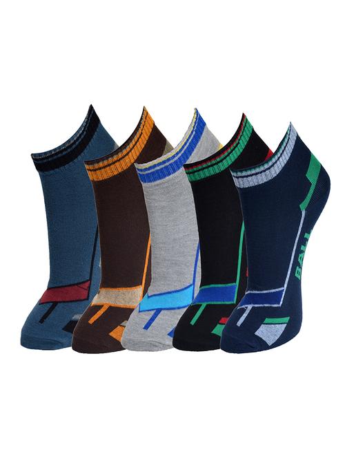 multi colored cotton socks, set of 5 - 12082926 - Very Small Image - 1