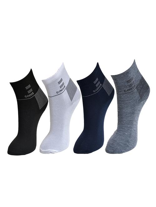 multi colored cotton socks, set of 4 - 12082927 - Very Small Image - 1