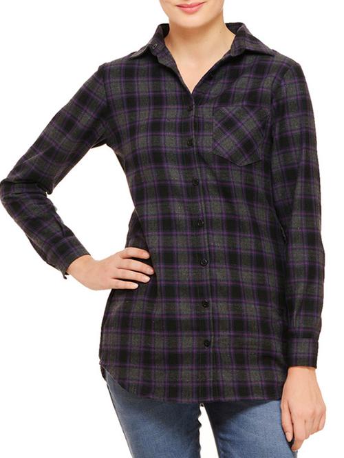 grey cotton shirt - 12084426 - Very Small Image - 1