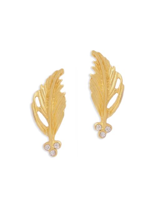 white gold plated drop earrings - 12086430 - Very Small Image - 1