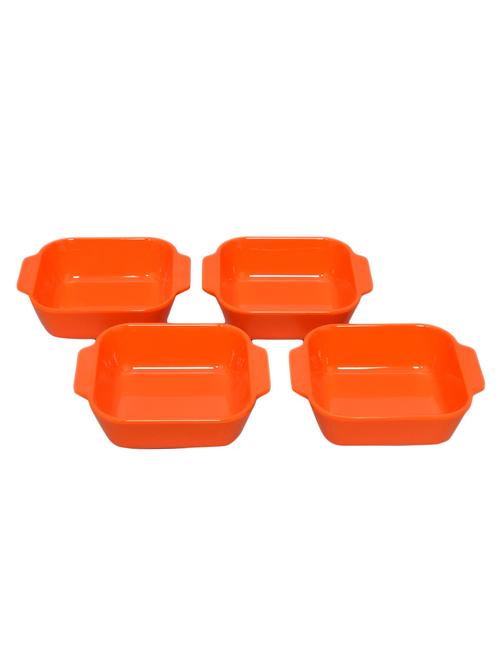 orange melamine bowl set of 4 - 12087293 - Very Small Image - 1