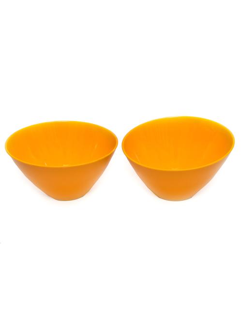 yellow melamine bowl set of 2 - 12087307 - Very Small Image - 1