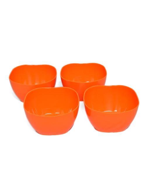 orange melamine bowl set of 4 - 12087319 - Very Small Image - 1