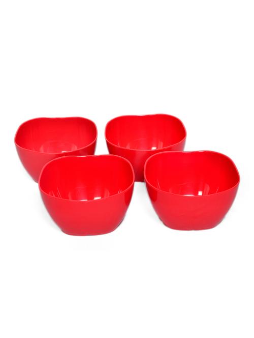 red melamine bowl set of 4 - 12087320 - Very Small Image - 1