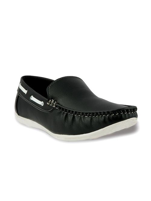 black leatherete loafer - 12088009 - Very Small Image - 1