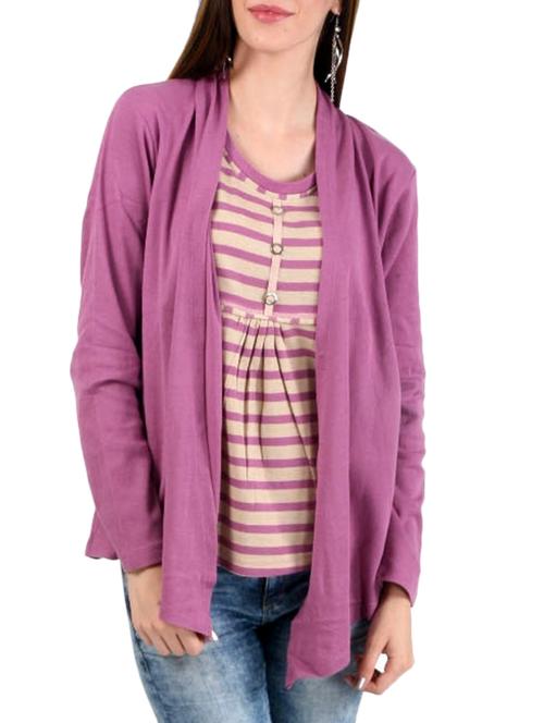 pink polyester pullover - 12092643 - Very Small Image - 1