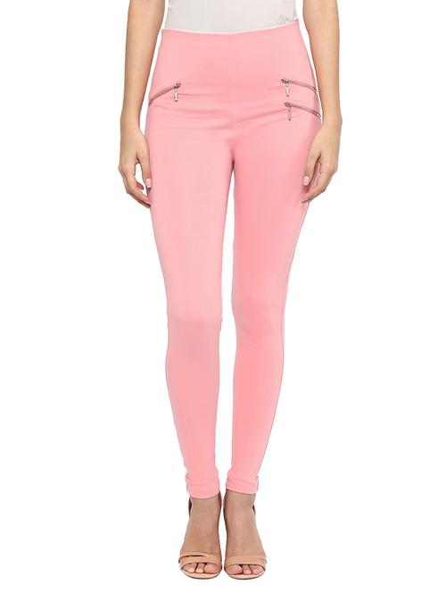 pink viscose jeggings - 12095985 - Very Small Image - 1
