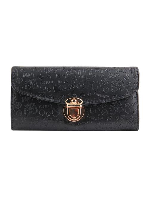 black synthetic leather clutch - 12096398 - Very Small Image - 1