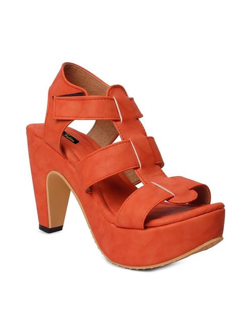 orange suede sandal - 12099426 - Very Small Image - 1