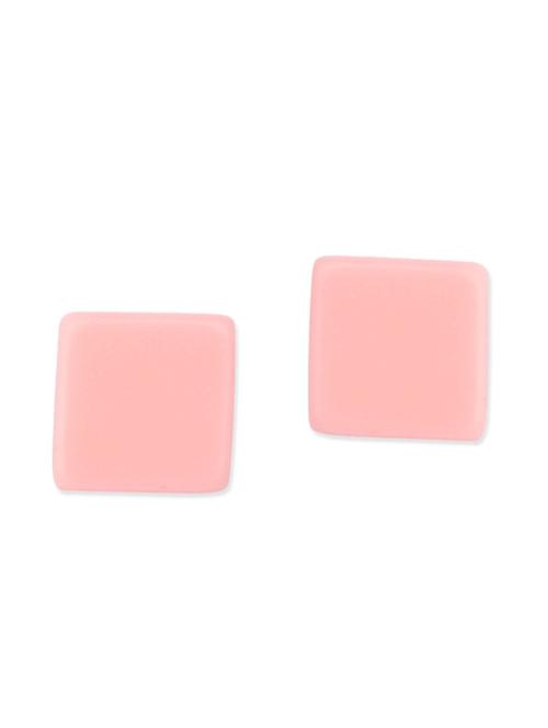 Diva Walk baby pink studs earrings - 12100735 - Very Small Image - 1