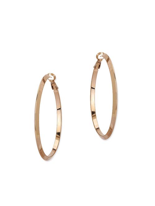 gold copper hoop earring - 12102354 - Very Small Image - 1