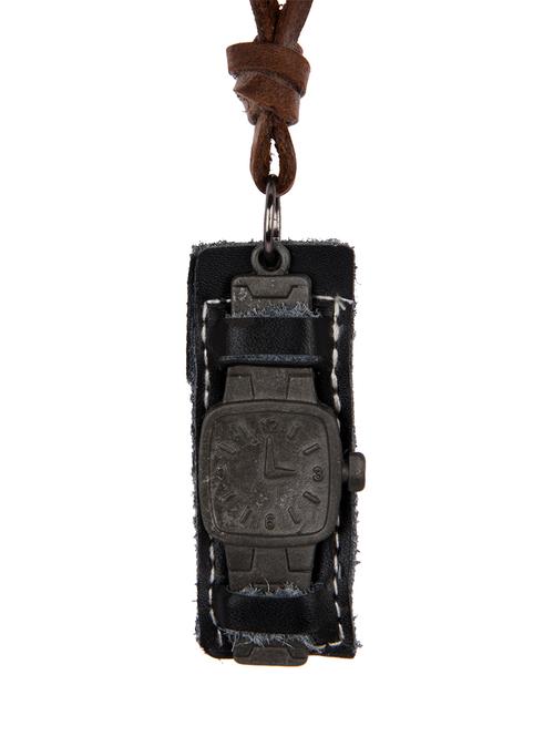 Diva Walk brown leather long necklace - 12103032 - Very Small Image - 1