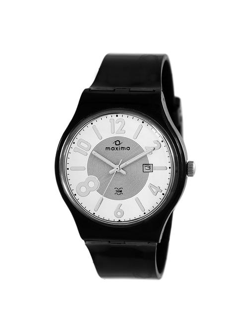 black polyester analog watch - 12103221 - Very Small Image - 1
